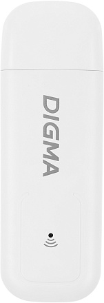 Модем 3G/4G Digma Dongle Wi-Fi DW1960 USB Wi-Fi Firewall +Router внешний белый