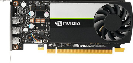 Видеокарта PNY PCI-E T400-4GB NVIDIA T400 4096Mb 64 GDDR6 1070 mDPx3 Bulk low profile