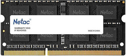 Память DDR3L 4Gb 1600MHz Netac NTBSD3N16SP-04 Basic RTL PC3-12800 CL11 SO-DIMM 204-pin 1.35В single rank Ret