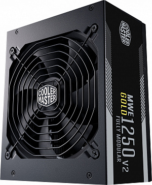 Блок питания Cooler Master ATX 1250W MWE Gold V2 80+ gold 24pin APFC 140mm fan 12xSATA Cab Manag