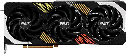 Видеокарта Palit PCI-E 4.0 RTX4070Ti GAMINGPRO OC NVIDIA GeForce RTX 4070TI 12288Mb 192 GDDR6X 2310/21000 HDMIx1 DPx3 HDCP Ret