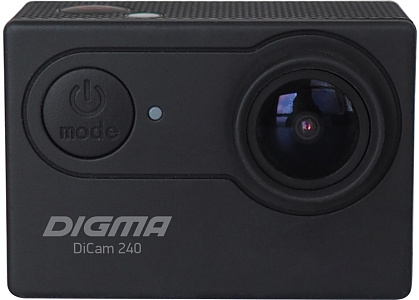 Экшн-камера Digma DiCam 240 черный