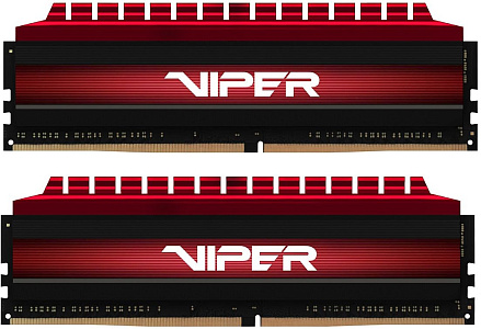 Память DDR4 2x8Gb 3600MHz Patriot PV416G360C8K Viper 4 RTL PC4-28800 CL18 DIMM 288-pin 1.35В с радиатором Ret