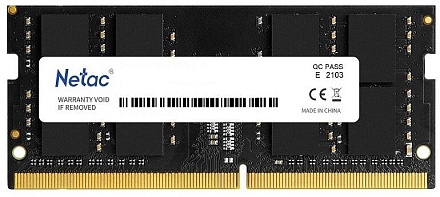 Память DDR4 4Gb 2666MHz Netac NTBSD4N26SP-04 Basic RTL PC4-21300 CL19 SO-DIMM 260-pin 1.2В single rank Ret