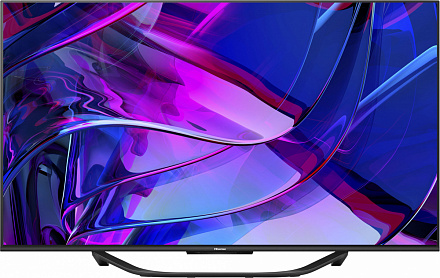 Телевизор QLED Hisense 55" 55U7KQ темно-серый 4K Ultra HD 120Hz DVB-T DVB-T2 DVB-C DVB-S DVB-S2 USB WiFi Smart TV