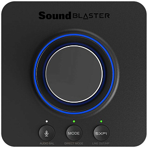 Звуковая карта Creative USB Sound BlasterX X-3 (SB-Axx1) 7.1 Ret