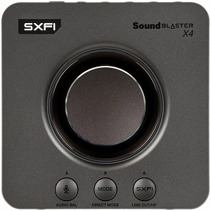 Звуковая карта Creative USB Sound Blaster X4 (Super X-Fi Ultra DSP) 7.1 Ret