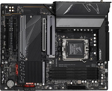 Материнская плата Gigabyte B650 AORUS ELITE AX SocketAM5 AMD B650 4xDDR5 ATX AC`97 8ch(7.1) 2.5Gg RAID+HDMI+DP