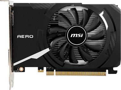 Видеокарта MSI PCI-E GT 1030 AERO ITX 4GD4 OC NVIDIA GeForce GT 1030 4096Mb 64 DDR4 2100/2100 HDMIx1 HDCP Ret