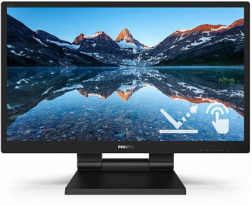 Монитор Philips 23.8" 242B9TL/00 черный IPS LED 16:9 DVI HDMI M/M глянцевая HAS 250cd 178гр/178гр 1920x1080 75Hz VGA DP USB Touch 8.15кг