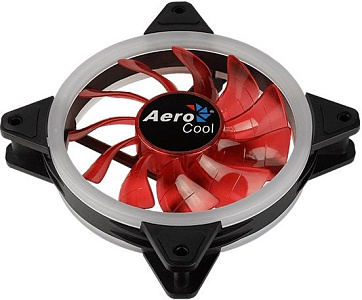 Вентилятор Aerocool Rev Red 120x120mm 3-pin 15dB 153gr LED Ret