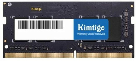 Память DDR4 4Gb 2666MHz Kimtigo KMKS4G8582666 RTL PC4-21300 CL19 SO-DIMM 260-pin 1.2В single rank Ret