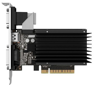 Видеокарта Palit PCI-E PA-GT710-2GD3H NVIDIA GeForce GT 710 2048Mb 64 DDR3 954/1600 DVIx1 HDMIx1 CRTx1 HDCP Ret