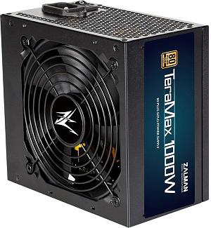 Блок питания Zalman ATX 1000W ZM1000-TMX 80+ gold 24pin APFC 120mm fan 12xSATA Cab Manag RTL