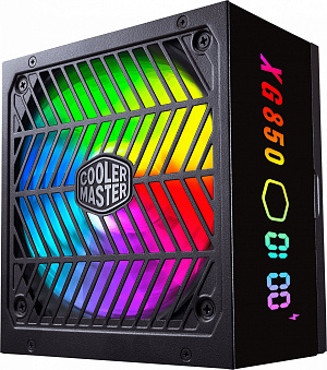 Блок питания Cooler Master ATX 850W XG850 PLATINUM Plus 80+ platinum (20+4pin) APFC 135mm fan color LED 12xSATA Cab Manag RTL