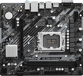 Материнская плата Asrock H610M-HVS/M.2 R2.0 Soc-1700 Intel H610 2xDDR4 mATX AC`97 8ch(7.1) GbLAN+VGA+HDMI