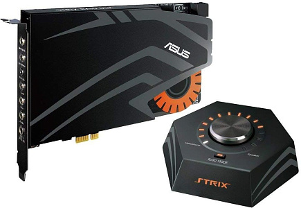 Звуковая карта Asus PCI-E Strix Raid DLX (C-Media 6632AX) 7.1 Ret