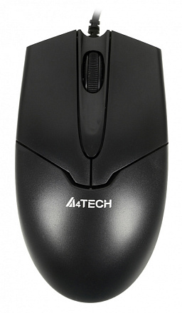 Мышь A4Tech V-Track Padless OP-550NU черный оптическая (1200dpi) USB (3but)