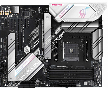 Материнская плата Asus ROG STRIX B550-A GAMING Soc-AM4 AMD B550 4xDDR4 ATX AC`97 8ch(7.1) 2.5Gg RAID+HDMI+DP